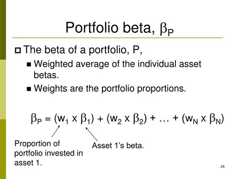 beta of a portfolio|What Beta Means When Considering a Stock's Risk .